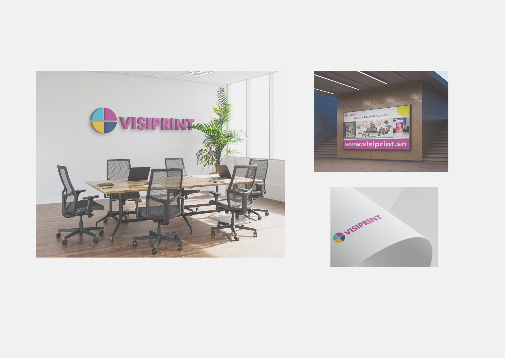 Mockup du projet VisiPrint.sn